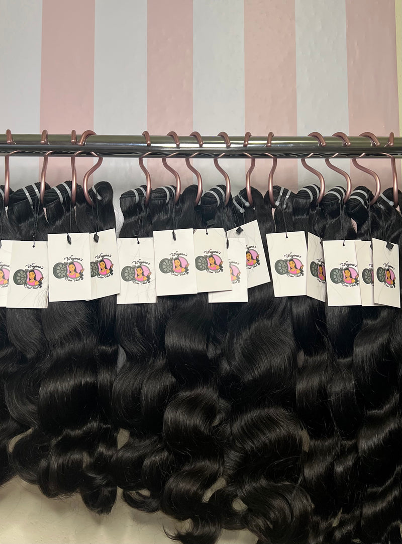 Raw BodyWave (3 BUNDLES+ CLOSURES)